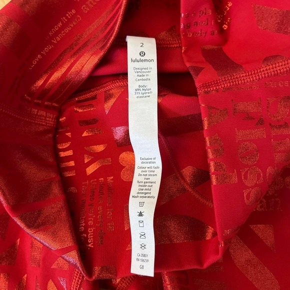 Lululemon Wunder Under High Rise Tight 28 Inch Luxtreme Size 2 - Picture 4 of 6